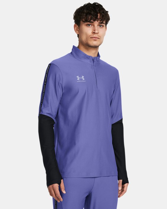 UA Challenger Pro Jacke mit ¼ Zip für Herren, Purple, pdpMainDesktop image number 0